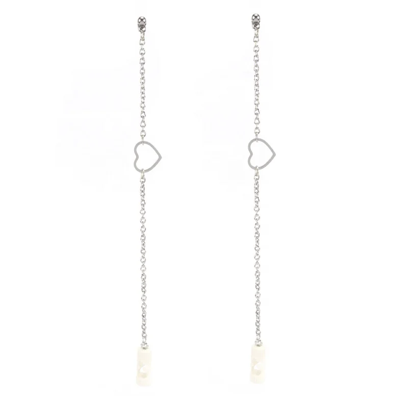 Stainless Steel Love Heart Shape Drop Earring Wireless Headphones Earphone Anti Lost Earpods Holder long Chain Stud Earring
Stainless Steel Love Heart Shape Drop Earring Wireless Headphones Earphone Anti Lost Earpods Holder long Chain Stud Earring