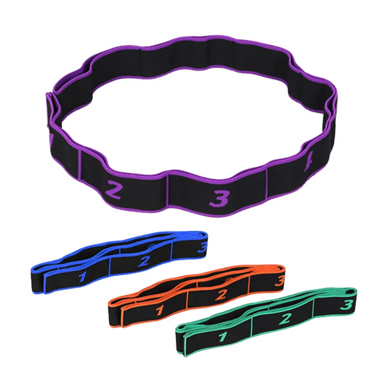 8 loops Training Strap Segment Elastic Yoga Multi-loop Stretch Strap, Customized color
8 loops Training Strap Segment Elastic Yoga Multi-loop Stretch Strap, Customized color