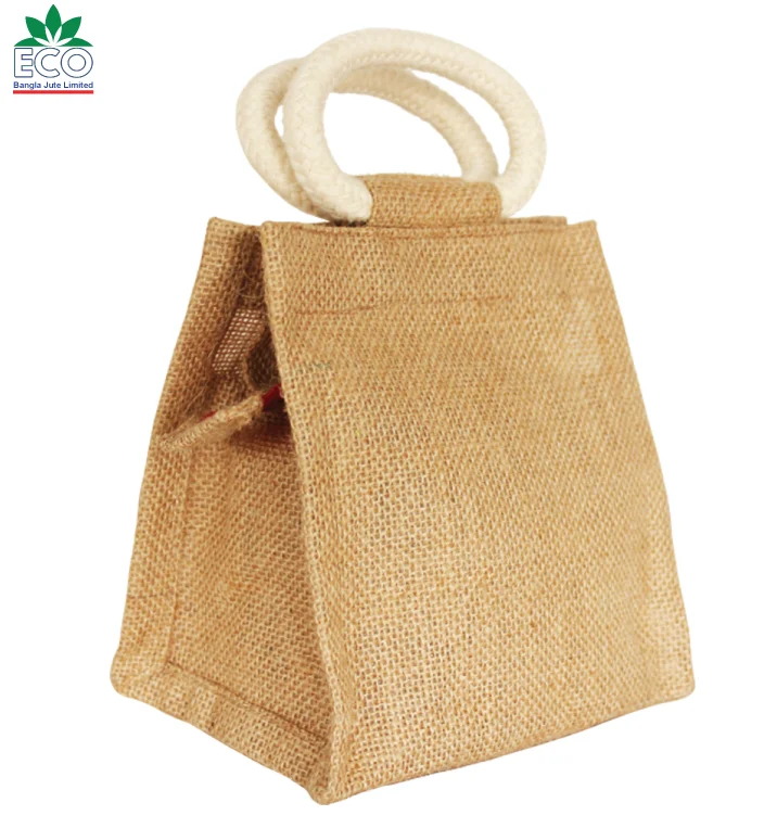 cheap burlap single bottle jute wine gift pack drawstring bag