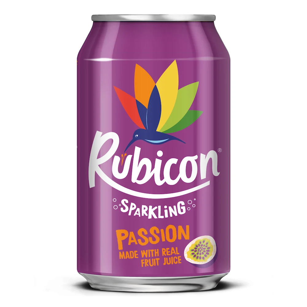 rubicon sparkling passion fruit juice drink