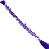 Natural Amethyst Gemstone Beads Strand Pear Briolette 9 Inch 12x8mm 160.25 Cts