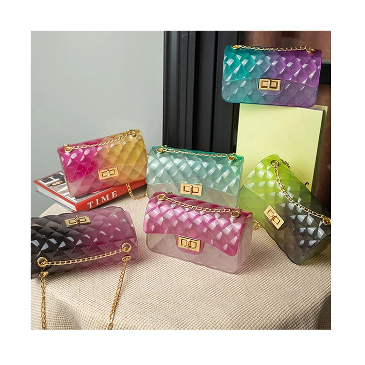 Women Hand Bag Wholesale Girls Jelly Purse Shoulder Rainbow Candy Jelly Crossbody Matte Jelly Bag Colorful Pvc Kids Handbags, 6 colors
Women Hand Bag Wholesale Girls Jelly Purse Shoulder Rainbow Candy Jelly Crossbody Matte Jelly Bag Colorful Pvc Kids Handbags, 6 colors