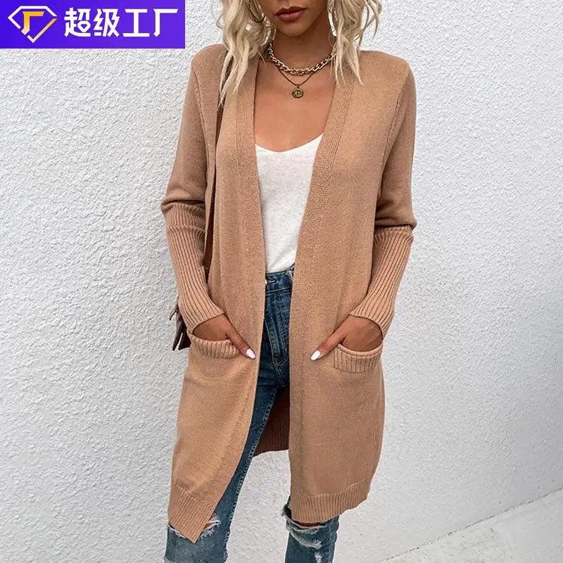Women's Long Sleeve Open Front Lightweight Cardigan Loose Soft Sweaters With Pockets
Women's Long Sleeve Open Front Lightweight Cardigan Loose Soft Sweaters With Pockets
