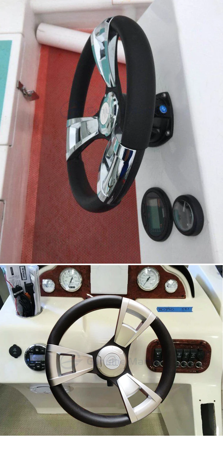 Hot Plastic Marine Boat Yacht Steering Wheels For Sale