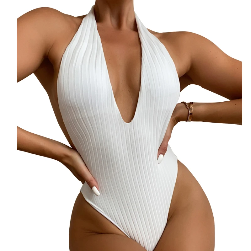 hot selling beachwear sexy Halter High Cut One Piece Swimsuit swimwear bikini fashion, White
hot selling beachwear sexy Halter High Cut One Piece Swimsuit swimwear bikini fashion, White
