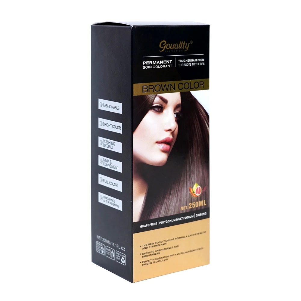 Instant 5mins black /brown color shampoo with high quality natural plants for cover gray hair
Instant 5mins black /brown color shampoo with high quality natural plants for cover gray hair