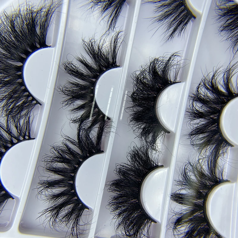 

wholesale custom lash box 3d bottom full strip mink lashes dramatic mink eyelashes vendors 3d 25mm mink eyelash, Natural black