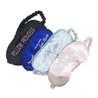 Logo Customization Eye Custom Silk Blindfold Adjustable Smooth Soft Travel Sleeping Eye Mask