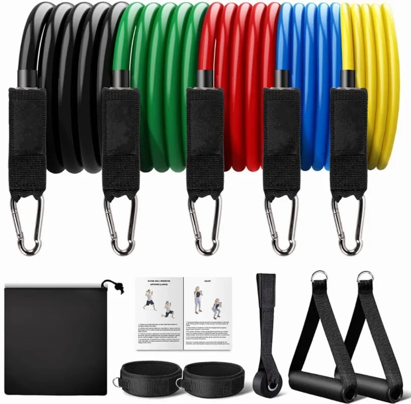 11PCS Latex Loop Resistance Band Elastic Pull Ropes Body Healthcare Exercise GYM Resistance Bands, Black
11PCS Latex Loop Resistance Band Elastic Pull Ropes Body Healthcare Exercise GYM Resistance Bands, Black
