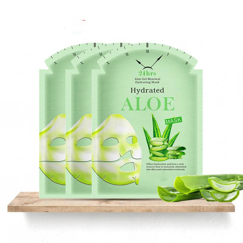 Hot selling 360 Pcs its own brand of Aloe mask Aloe Nourishing Sheet Face Mask Moisturizing brighten whitening
Hot selling 360 Pcs its own brand of Aloe mask Aloe Nourishing Sheet Face Mask Moisturizing brighten whitening