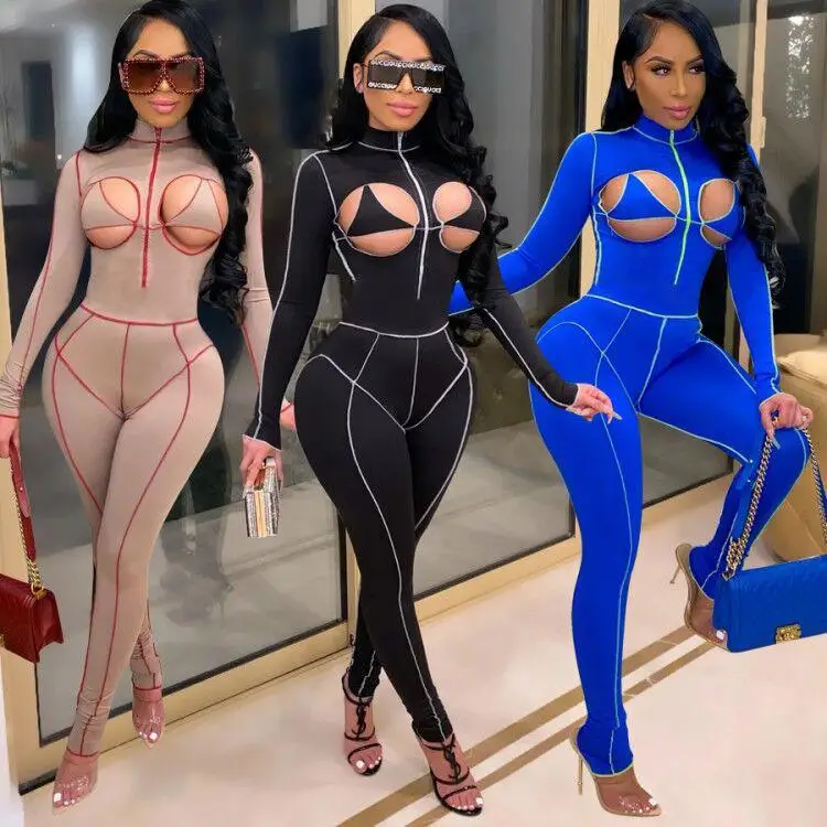 Patchwork Women Sets Two Piece Hollow Out Zipper 2021 New Arrivals Two Piece Pants Set Sexy 2 Piece Set Women
Patchwork Women Sets Two Piece Hollow Out Zipper 2021 New Arrivals Two Piece Pants Set Sexy 2 Piece Set Women