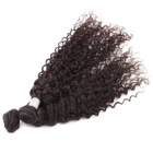 10 Inches Human Hair Extensions Weft Brazilian Weft Braid Hair Fiber Hair Weft Deep Wave