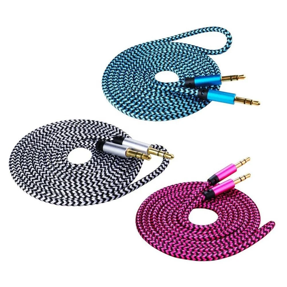 Factory price OEM 3.5mm AUX Audio Jack Male to Male Stereo Aux cord cable for Headphone car speaker Laptop, Silver , green ,blue , gold ,pink
Factory price OEM 3.5mm AUX Audio Jack Male to Male Stereo Aux cord cable for Headphone car speaker Laptop, Silver , green ,blue , gold ,pink