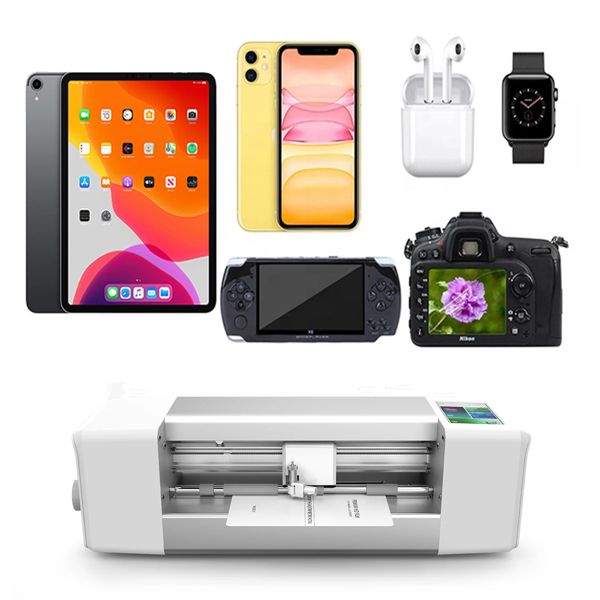 One-Stop Service Mobile Phone Film Cutter Tpu Screen Protector Cutting Machine 12.9' Tablet Max Tpu Screen Guard Cut Machine
One-Stop Service Mobile Phone Film Cutter Tpu Screen Protector Cutting Machine 12.9' Tablet Max Tpu Screen Guard Cut Machine