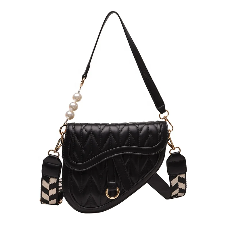 New Arrival Solid PU Leather Luxury Handbags Cross Chain Wide Shoulder Trending Bags Women Classic Saddle Bag
New Arrival Solid PU Leather Luxury Handbags Cross Chain Wide Shoulder Trending Bags Women Classic Saddle Bag