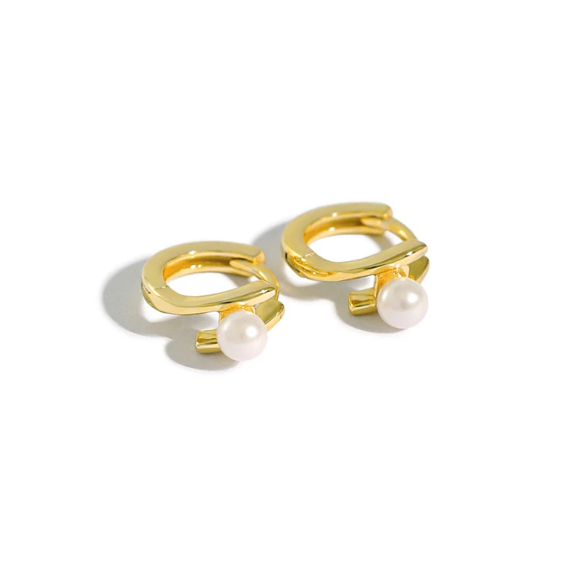 H-E499 Sterling Silver 925 Jewelry Mall Pure Sterling Fashion Simple Silver 925 And Mini Pearl Earrings
H-E499 Sterling Silver 925 Jewelry Mall Pure Sterling Fashion Simple Silver 925 And Mini Pearl Earrings