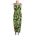 Pants Dress New Fashion Design Women Long Pants Floral Printed Casual Women Dress Beach Dress