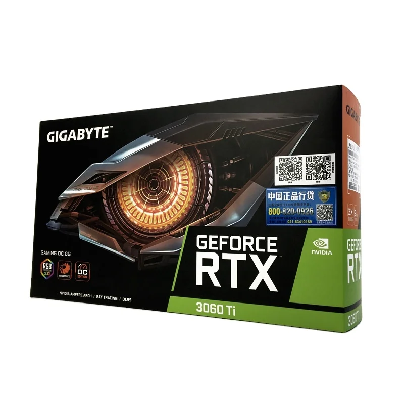 

GUINEW Dual RTX3060TI 8G graphics card GDDR6 256Bit for Geforce gaming oc RGB GPU Nvidia video card rtx 3070 3080