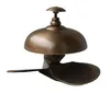 Solid Brass Antique Finish Service Desk Bell ~ Hotel Counter Bell ,Ornate Solid Brass Hotel Counter Bell,Officer call bell