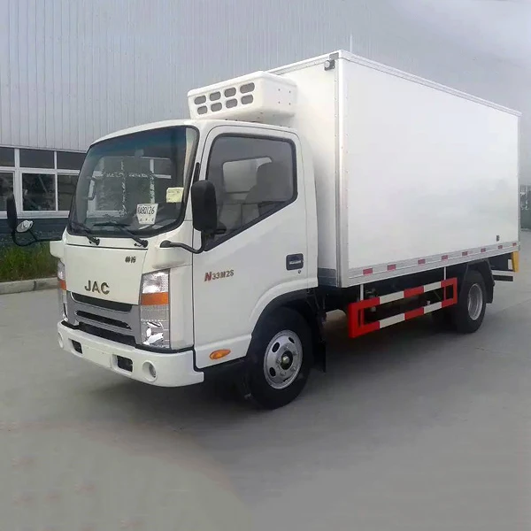 Best Price JAC Small Refrigerated Cargo Truck Sales