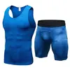 Workout Running Compression Clothing mens tights running shorts / sublimated leggings tights sets