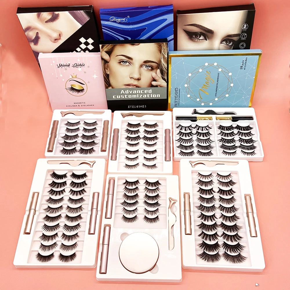 magnetic eyelashes 1/2/3/5/7/10 pairs with customized packaging boxes wholesale handmade 3D 5D magnetic false eyelash
magnetic eyelashes 1/2/3/5/7/10 pairs with customized packaging boxes wholesale handmade 3D 5D magnetic false eyelash