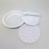 Easy release Non-stick Plastic Burger press Hamburger patty make 3-piece set home-made beef meat mold ring