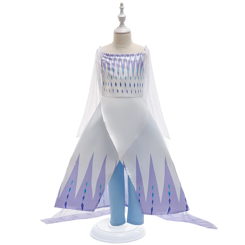 FSMKTZ Hot Sale Elsa 2 Princess Frock Cosplay Purple Printed Costume Dress Children Dresses In Girls Snow Crystal Dress BX1670
FSMKTZ Hot Sale Elsa 2 Princess Frock Cosplay Purple Printed Costume Dress Children Dresses In Girls Snow Crystal Dress BX1670