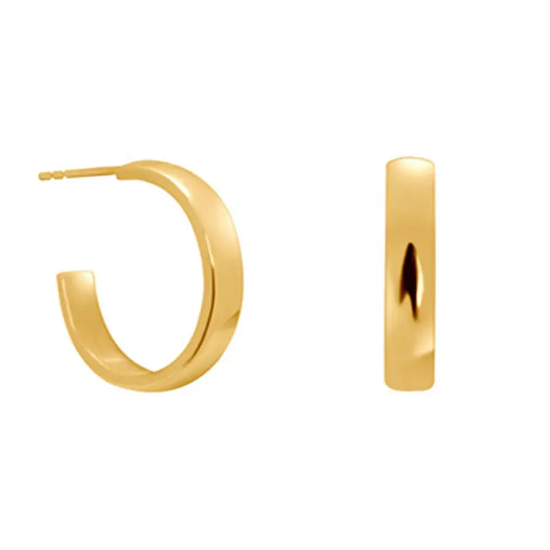 S925 sterling silver INS minimalist metal flat circle gold plated earrings
S925 sterling silver INS minimalist metal flat circle gold plated earrings