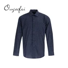 Good quality cotton eco friendly plaid casual men's shirts for business men