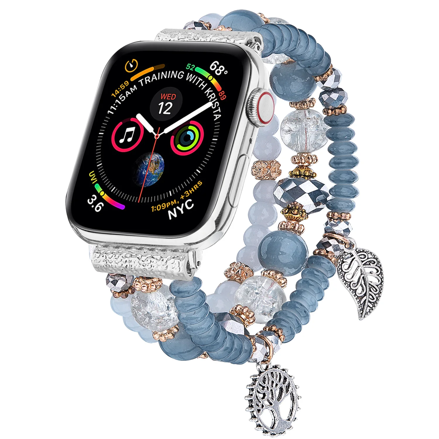 Amazon Hot Cute Handmade Elastic Strech Beaded Watch Strap Wrist Watch Bands for Apple i Watch Band Series 6 5 4 3&SE 38mm 40mm
Amazon Hot Cute Handmade Elastic Strech Beaded Watch Strap Wrist Watch Bands for Apple i Watch Band Series 6 5 4 3&SE 38mm 40mm
