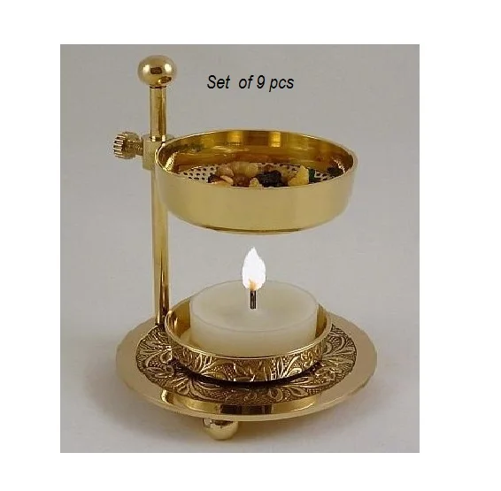 brass aladdin genie chirag oil lamp
