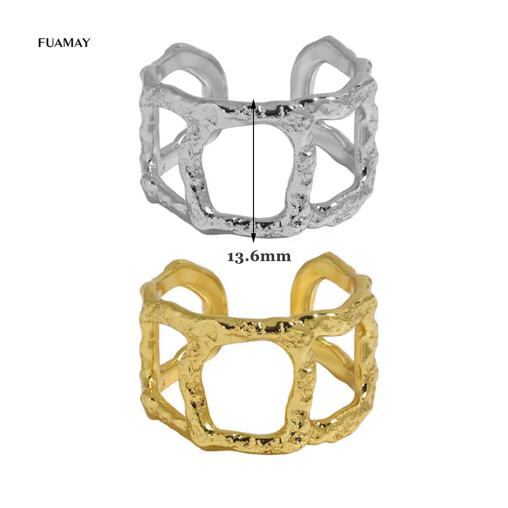 FUAMAY Boho Chic Jewelry Geometric Square Hollow Fence Rings Bohemian Silver Rings Women 925 Sterling
FUAMAY Boho Chic Jewelry Geometric Square Hollow Fence Rings Bohemian Silver Rings Women 925 Sterling