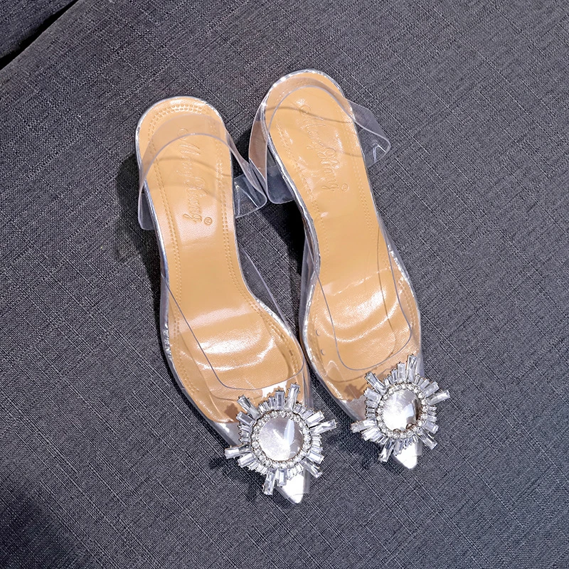 Wedding Party Sandals Transparent Crystal Shoes High Heels Slingback Pumps Women Shoes Summer Shoes
Wedding Party Sandals Transparent Crystal Shoes High Heels Slingback Pumps Women Shoes Summer Shoes