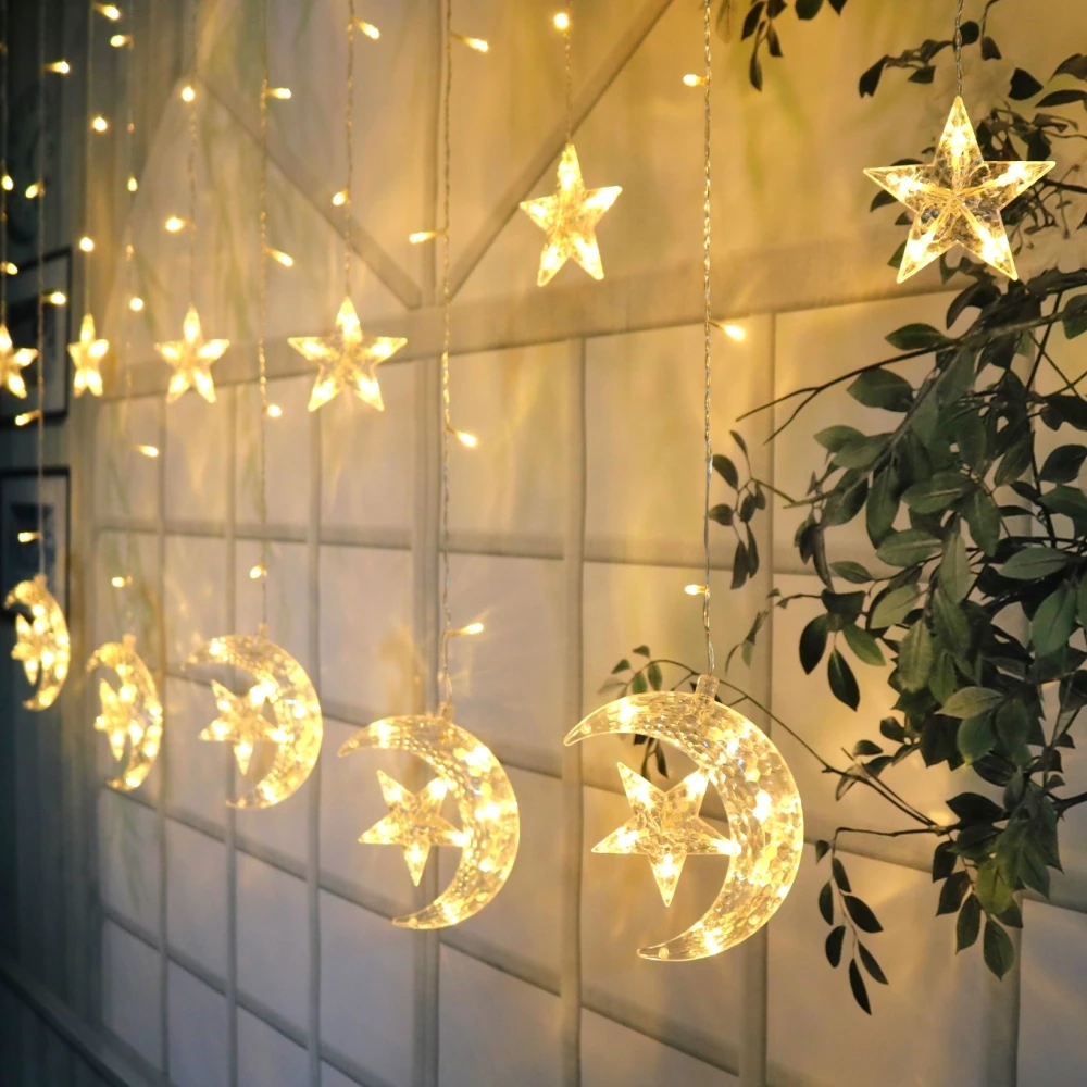 Led Star Curtain Lights Moon Star String Light 8 Modes Plug in Fairy Lights Christmas Window Home Decoratio
Led Star Curtain Lights Moon Star String Light 8 Modes Plug in Fairy Lights Christmas Window Home Decoratio