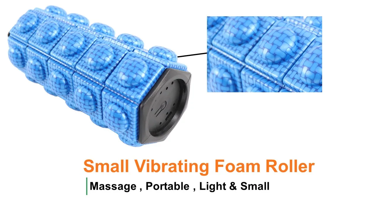 eco-friendly solid small massage mini vibrating foam roller