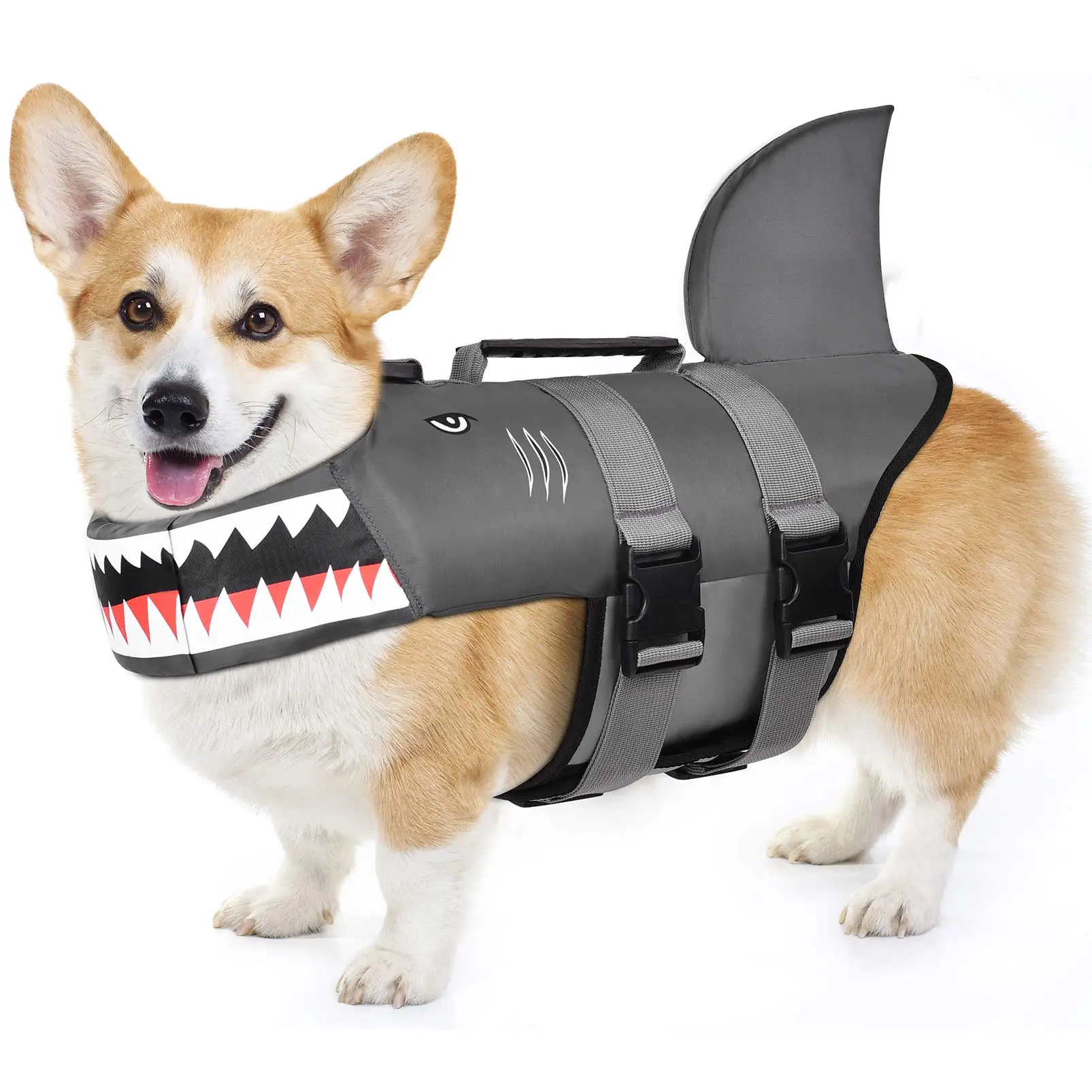 Pet Dog Life Jacket Large Pet Floating Jacket Dog Lifeguard Safety Vest Shark, Picture shows
Pet Dog Life Jacket Large Pet Floating Jacket Dog Lifeguard Safety Vest Shark, Picture shows