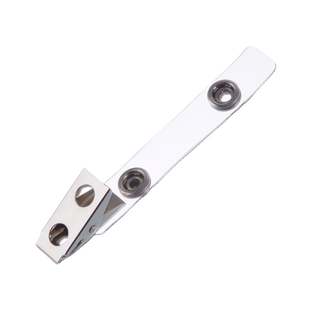 Free Shipping USA Only PVC Strap Two Hole Name Holder Metal Spring Badge Clips, Sliver
Free Shipping USA Only PVC Strap Two Hole Name Holder Metal Spring Badge Clips, Sliver