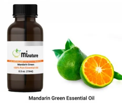 mandarin yellow essential peel oil