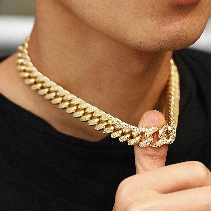 12mm Jewelry New Arrival Jewelry18K White Gold Plated Crystal Simulation of Diamond Chain, Gold silver
12mm Jewelry New Arrival Jewelry18K White Gold Plated Crystal Simulation of Diamond Chain, Gold silver