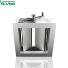 HVAC system volume control aluminum adjustable air damper for duct