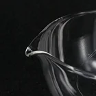 Polished Transparent Bottom Quartz Transparent Fused Quartz Evaporating Dish Flat Bottom with Spout for Chemistry