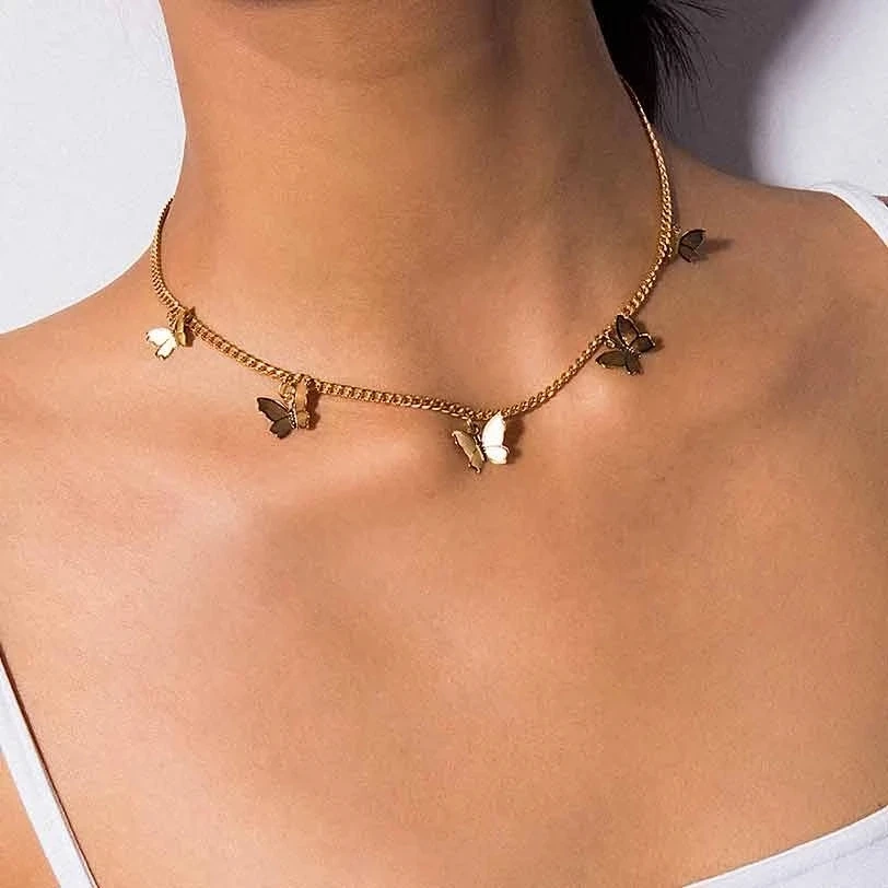 Vintage Multilayer Pendant Butterfly Necklace for Women Butterflies Moon Star Charm Choker Necklaces Boho Fashion Jewelry Gift
Vintage Multilayer Pendant Butterfly Necklace for Women Butterflies Moon Star Charm Choker Necklaces Boho Fashion Jewelry Gift