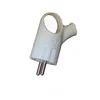 Power plug with grounding angle with a handle white 2 pin High Quality Electrical Equipment Plugs and Sockets