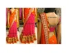High Quality Party Wear Heavy Net Embroidery Bridal Saree / Sari