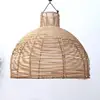 Natural home decor rattan straw lampshades handicrafts lighting lamps cheap cost wholesale vietnam