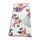 China silk scarf manufacturing new fashion large square 100% silk digital print scarf lady
