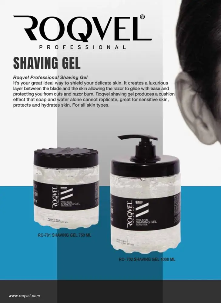 hot sale roqvel shaving gel 1000 ml