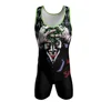 customized sublimation printing mens wrestling singlet in cheap price