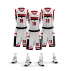OEM Service Best selling hot products basketball uniforms custom made with white color